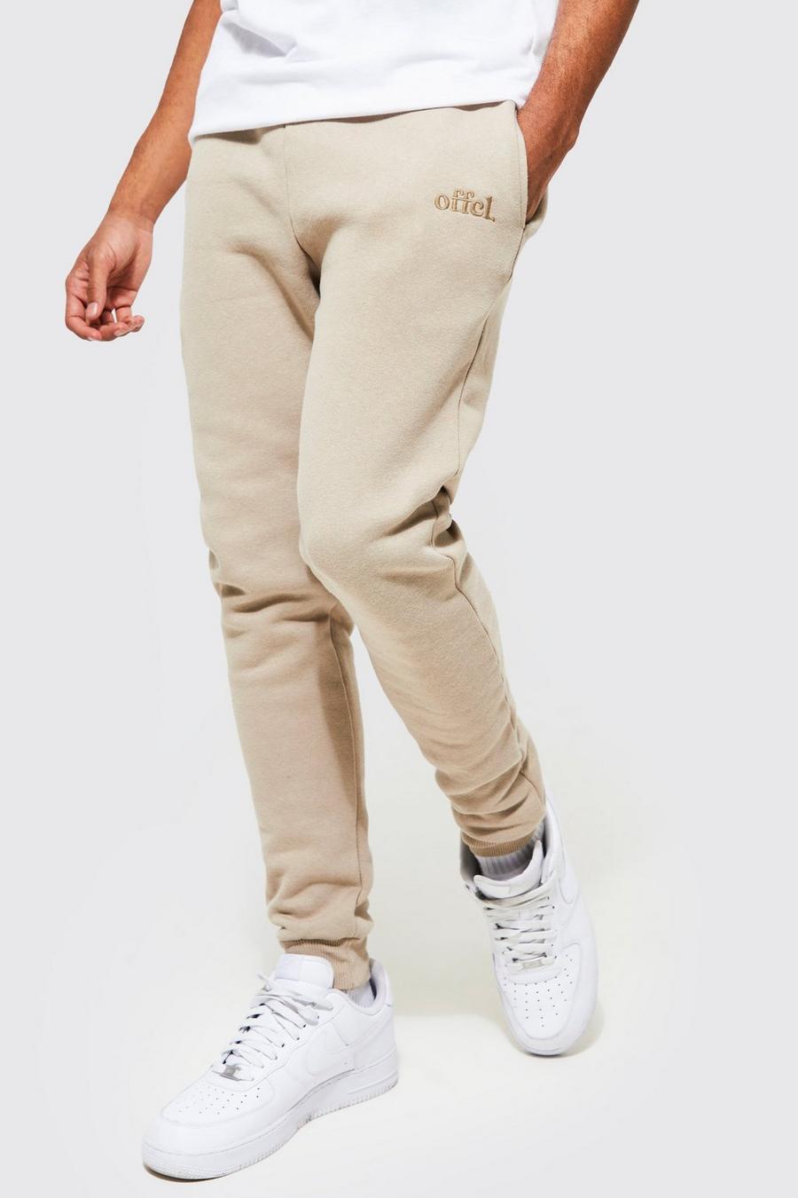 Taupe Offcl Skinny Fit Jogger image number 1