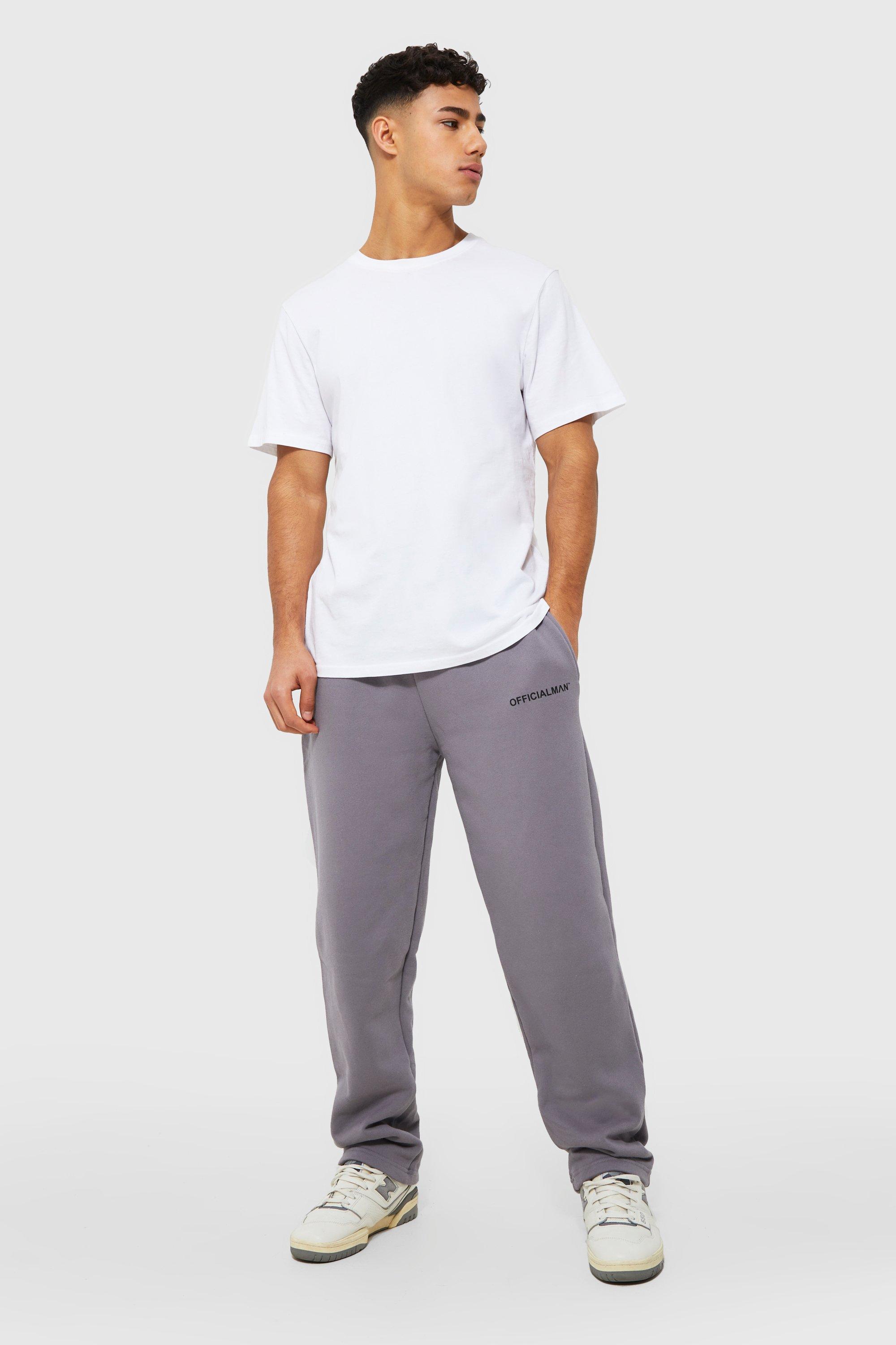 Official Man Straight Leg Jogger boohoo