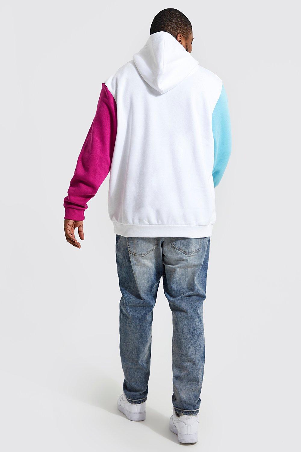 Contrast hotsell colour hoodie