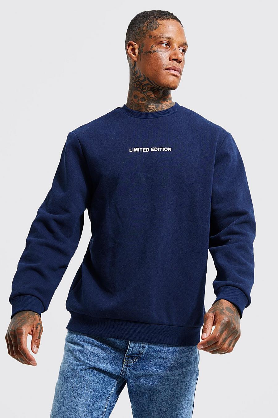 Navy Limited Edition Crew Neck Sweatshirt image number 1