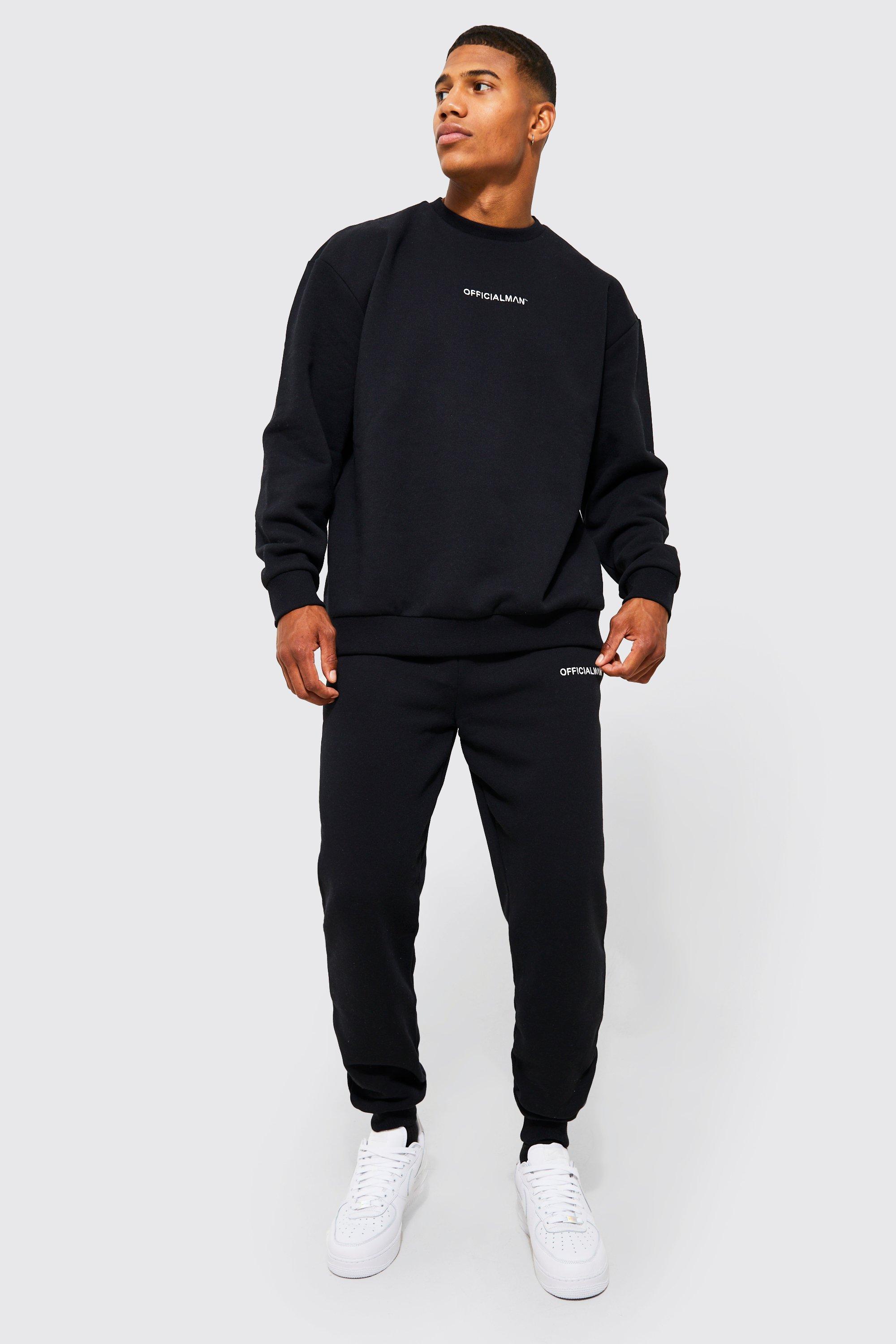 Oversized Official Man Sweatshirt Tracksuit boohoo