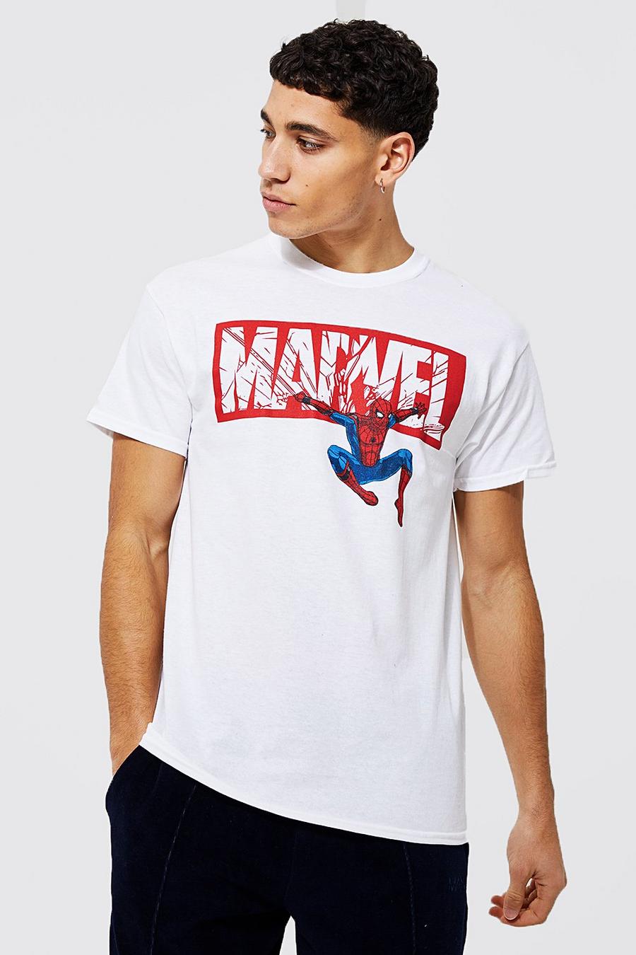 Men's Marvel Spiderman T-shirt | Boohoo UK