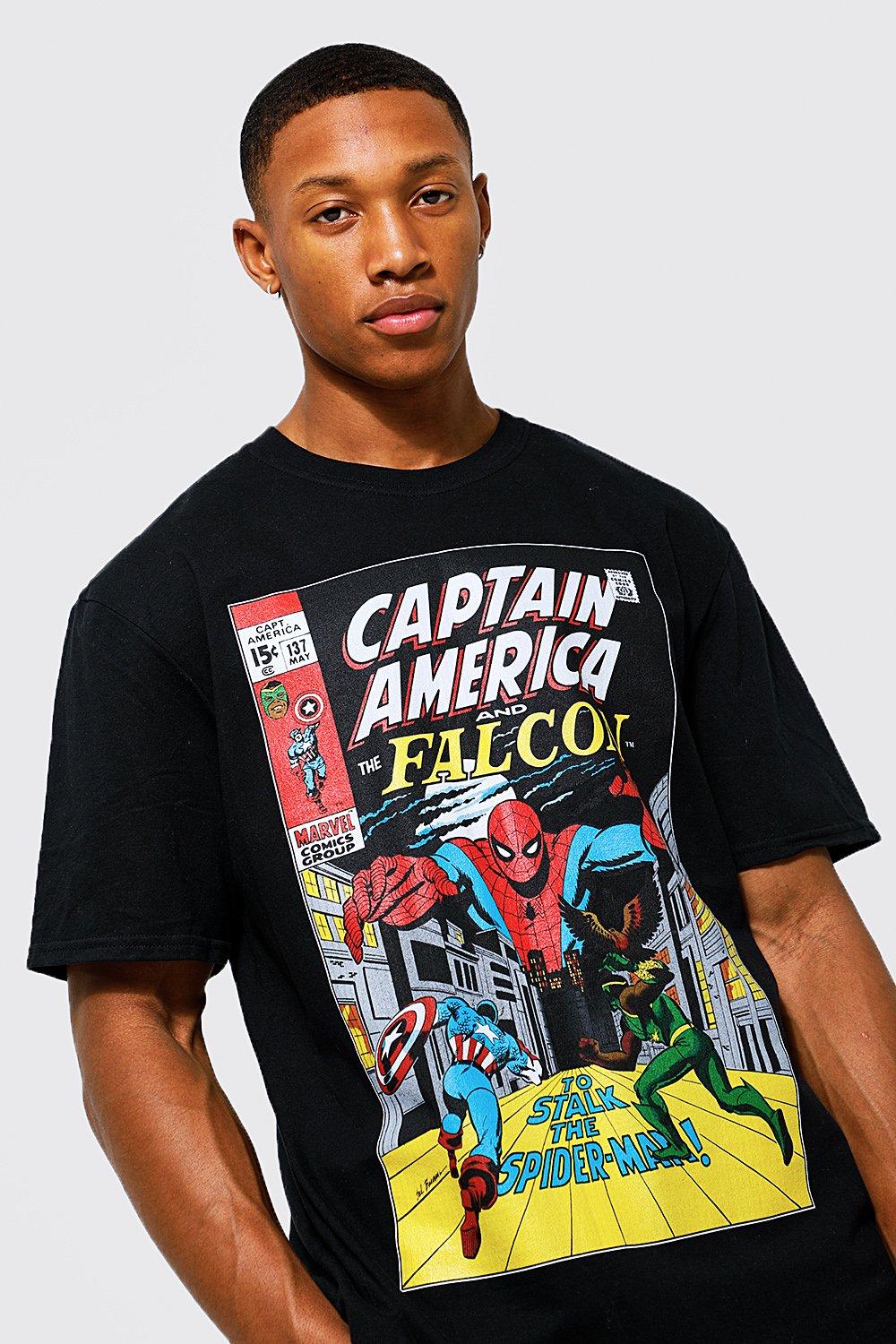 Captain america 2024 t shirt herren