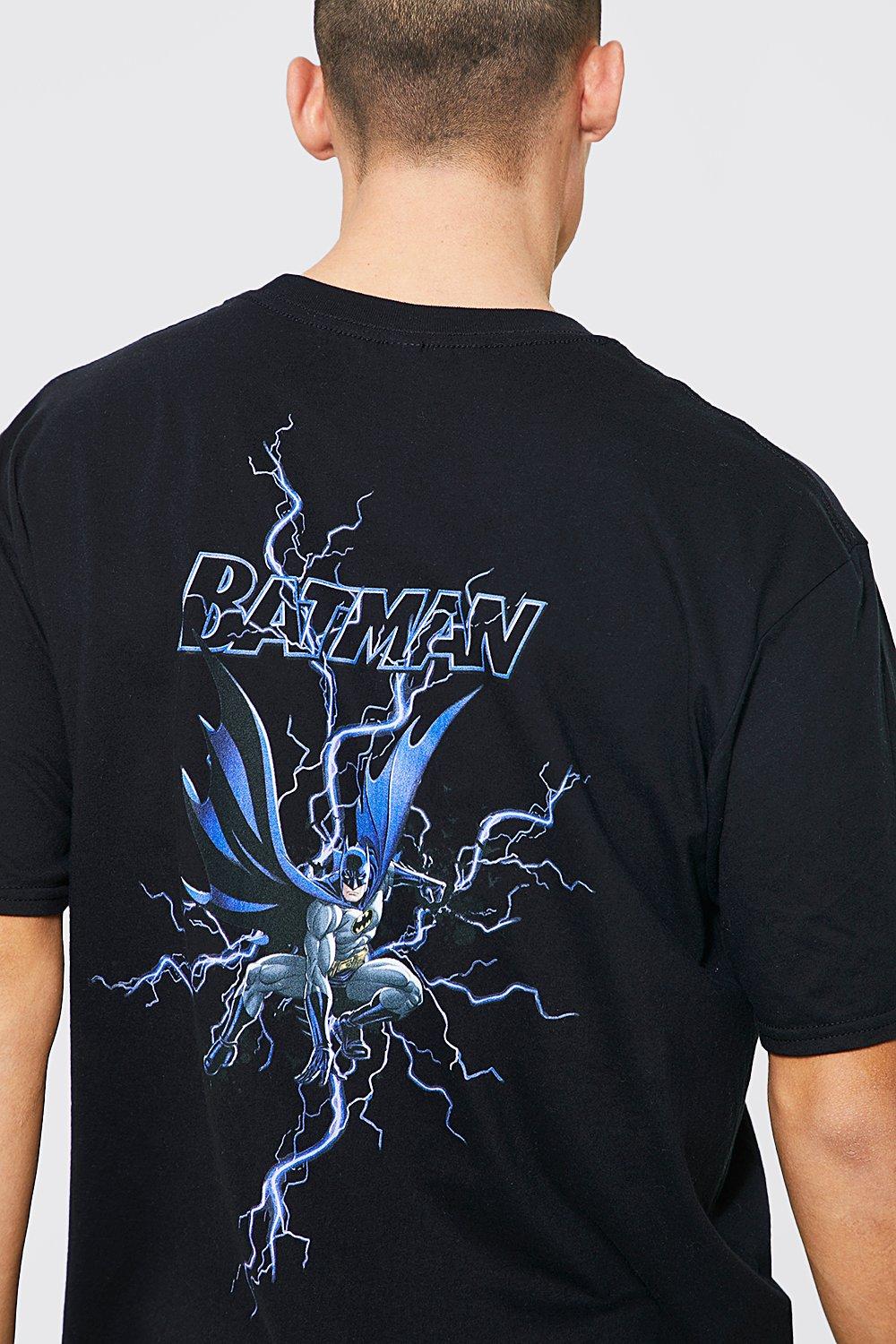 Boohoo Oversized Batman License T-shirt in Black