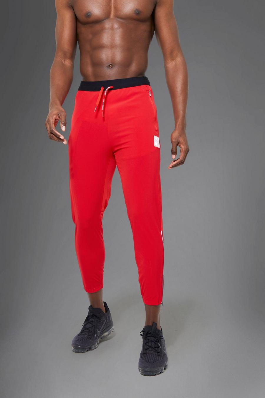 Red Man Active Cropped Running Trouser image number 1