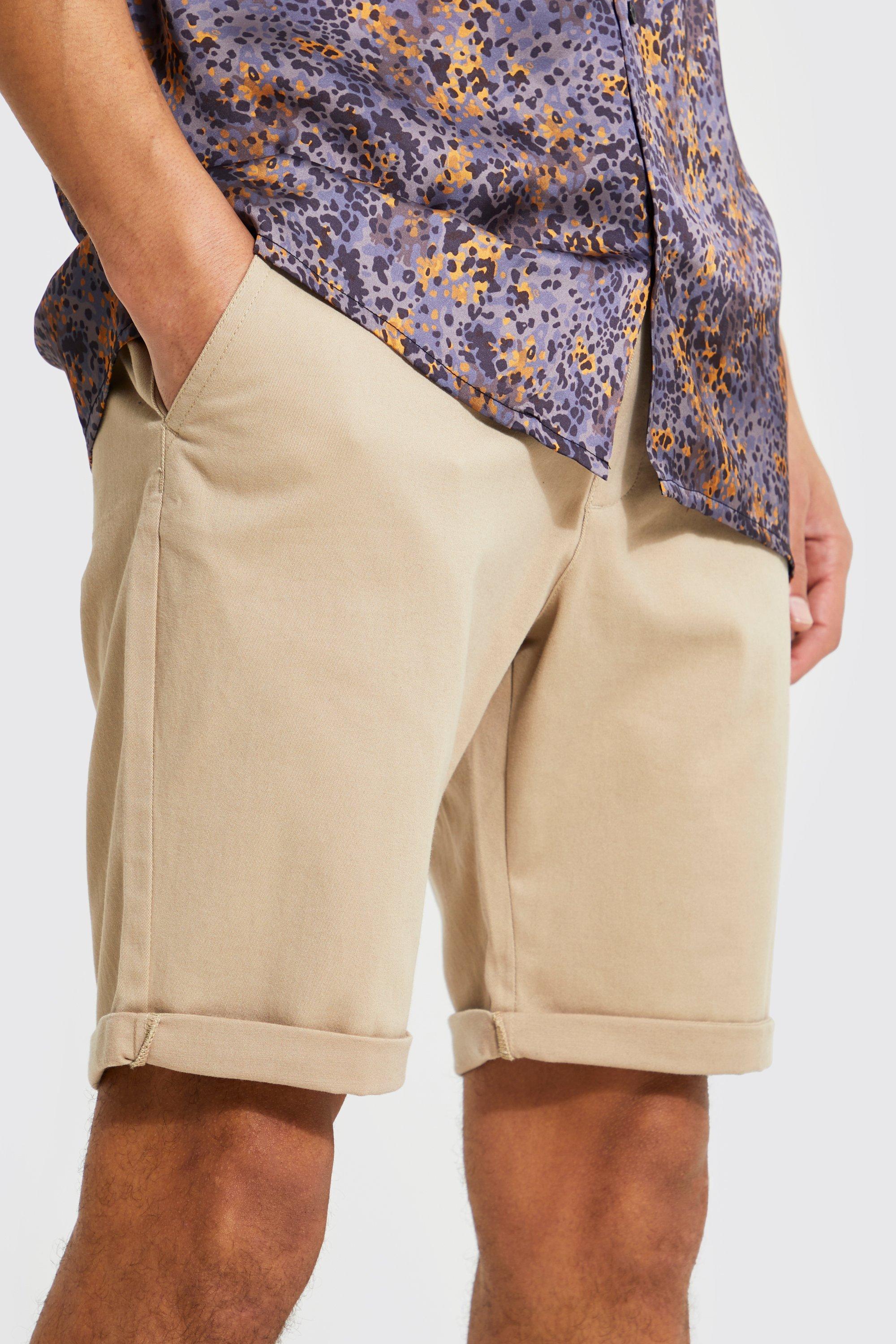 Chino shorts mens on sale fashion