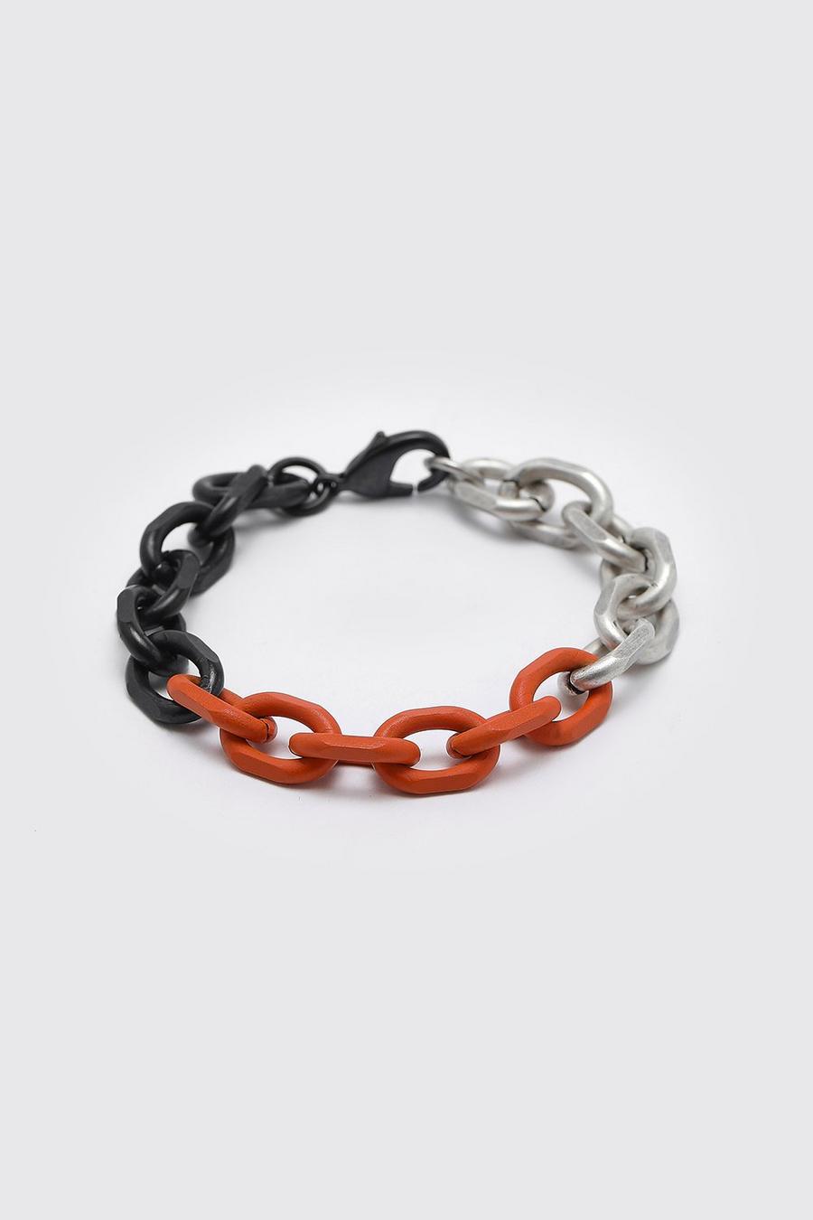 Multi Contrast Chain Bracelet