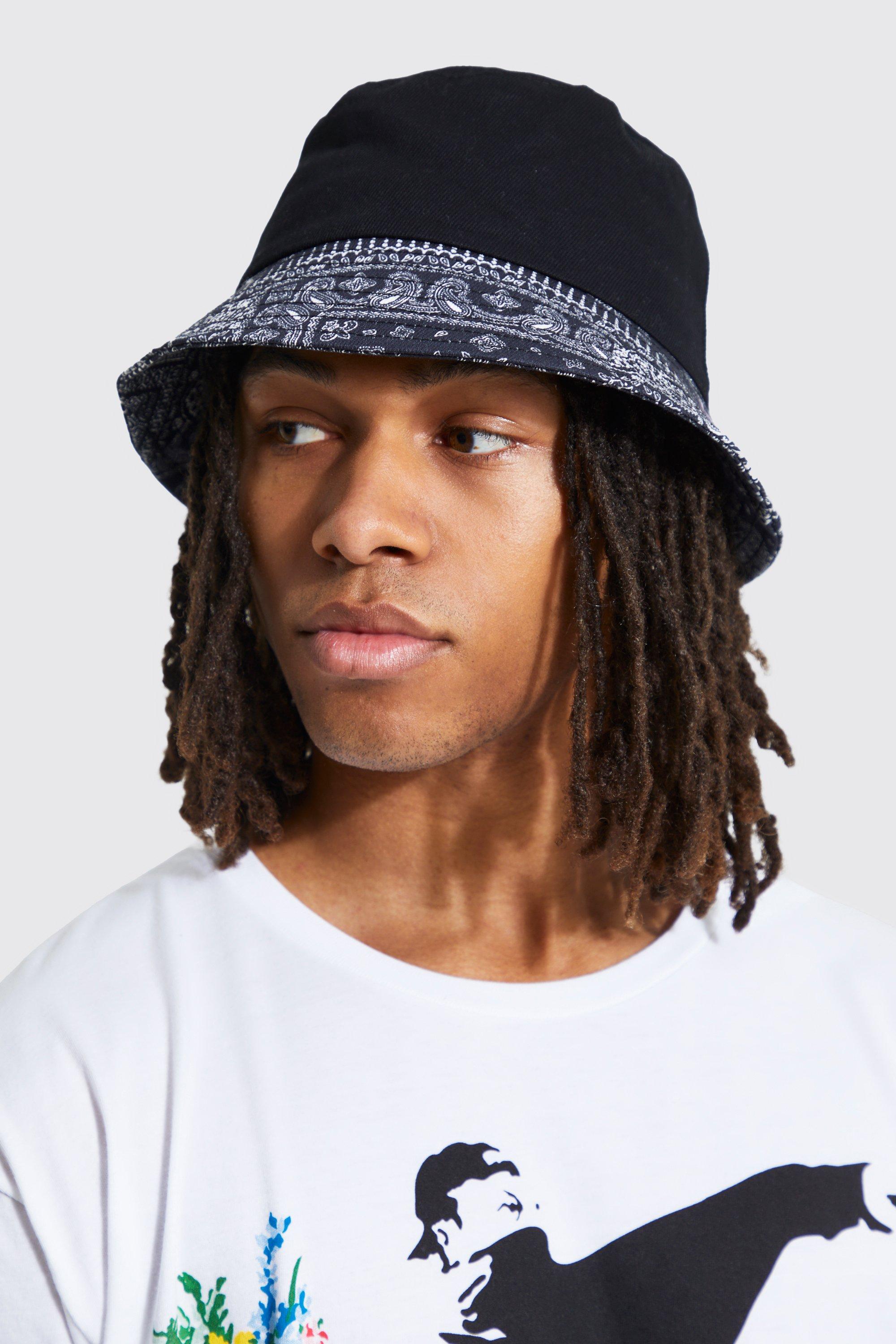 Black bandana 2024 bucket hat