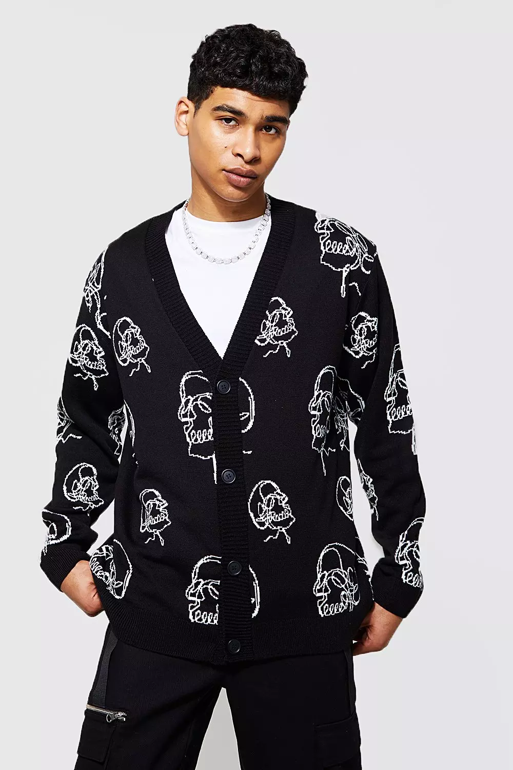 Oversized skull clearance sweater