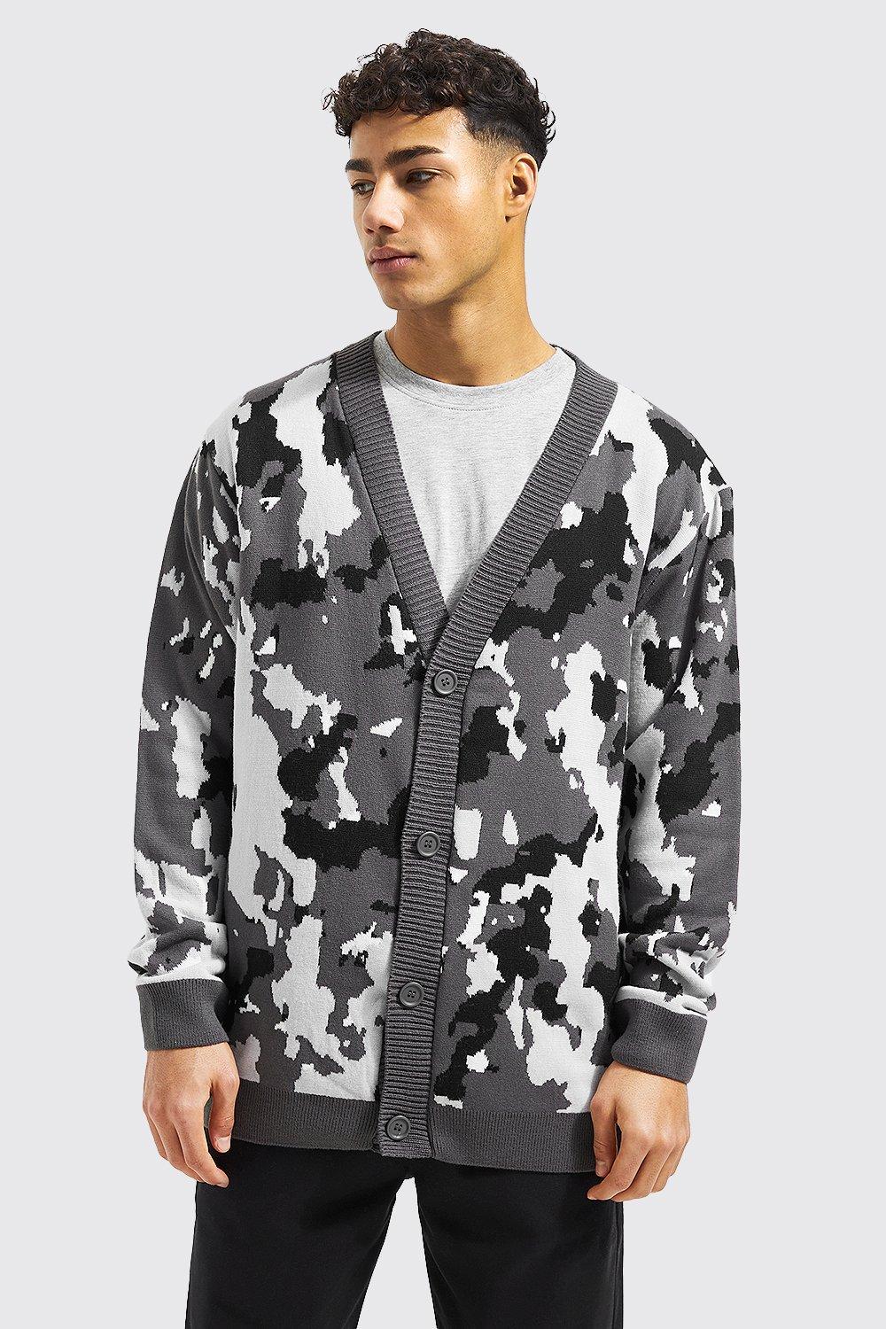 Camouflage cardigan outlet