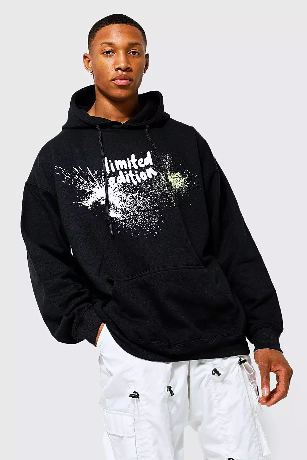 Paint splatter hoodie outlet mens