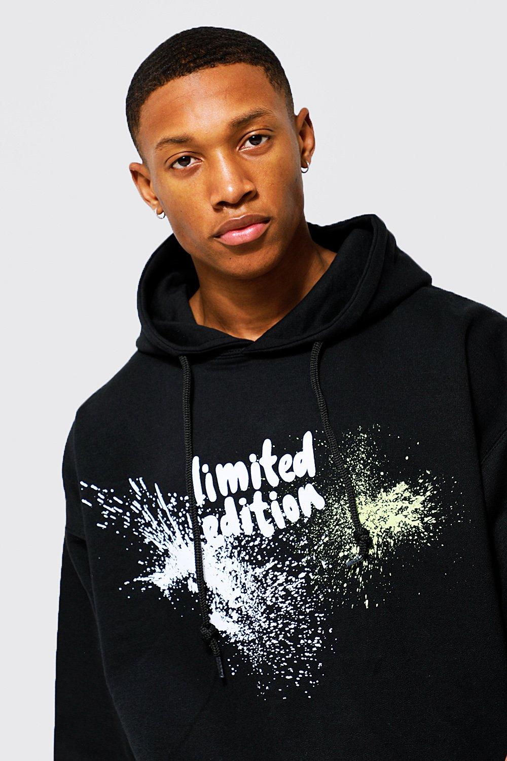 Grey paint cheap splatter jumper