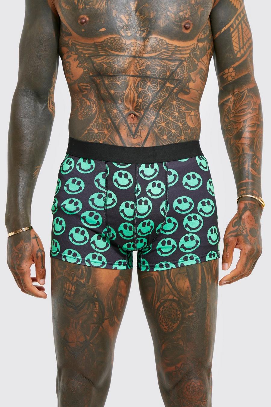 Multi 3 Pack Trippy Face Classic Trunks image number 1