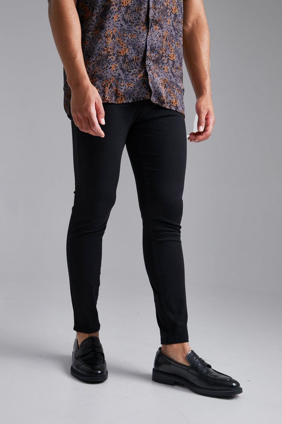 Pantaloni Chino Tall Skinny Fit, Black image number 1
