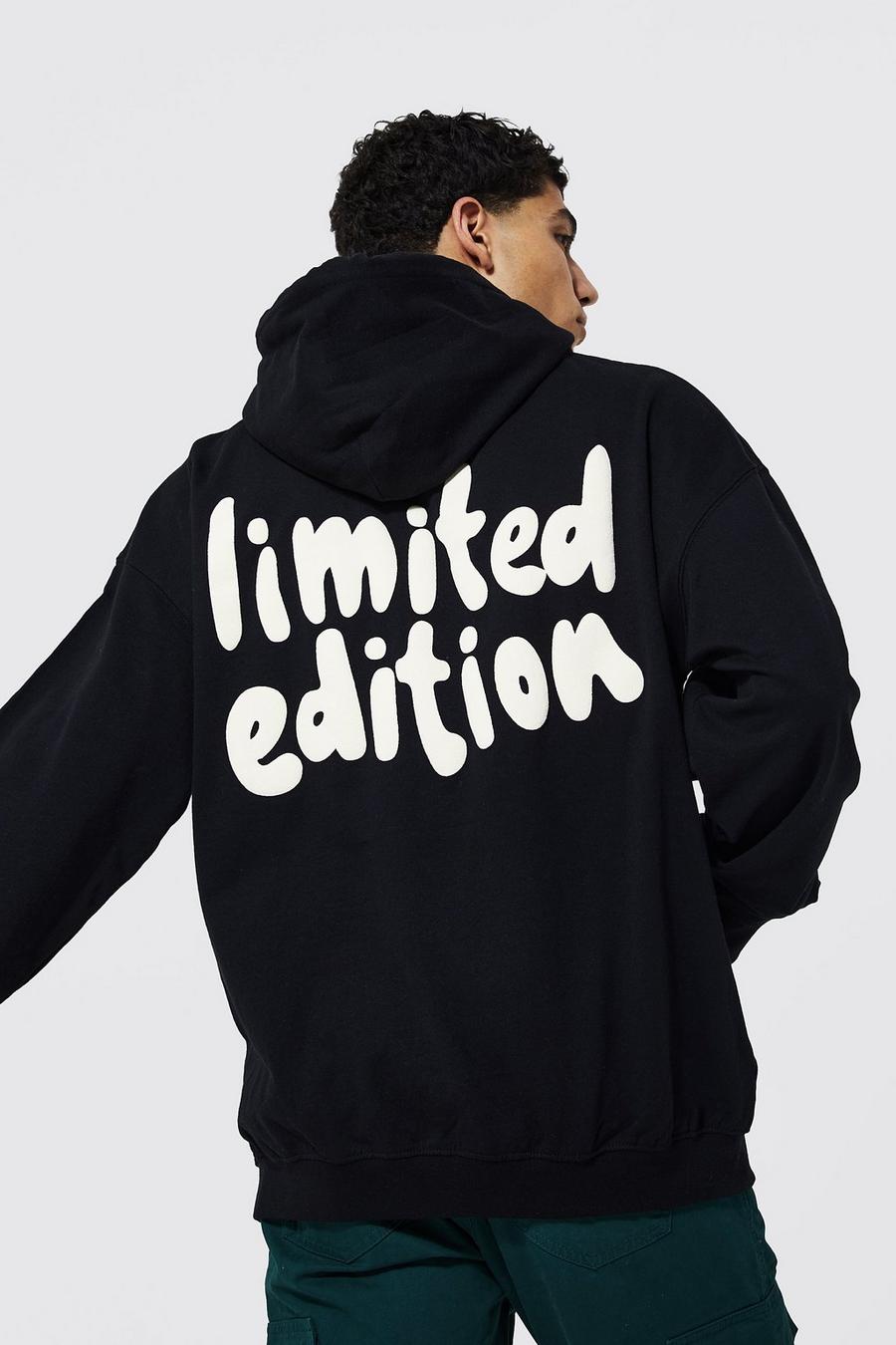 Black Oversized Limited Edition Hoodie image number 1