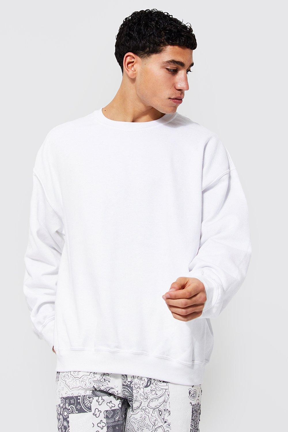 Boohoo mens sweatshirt hot sale