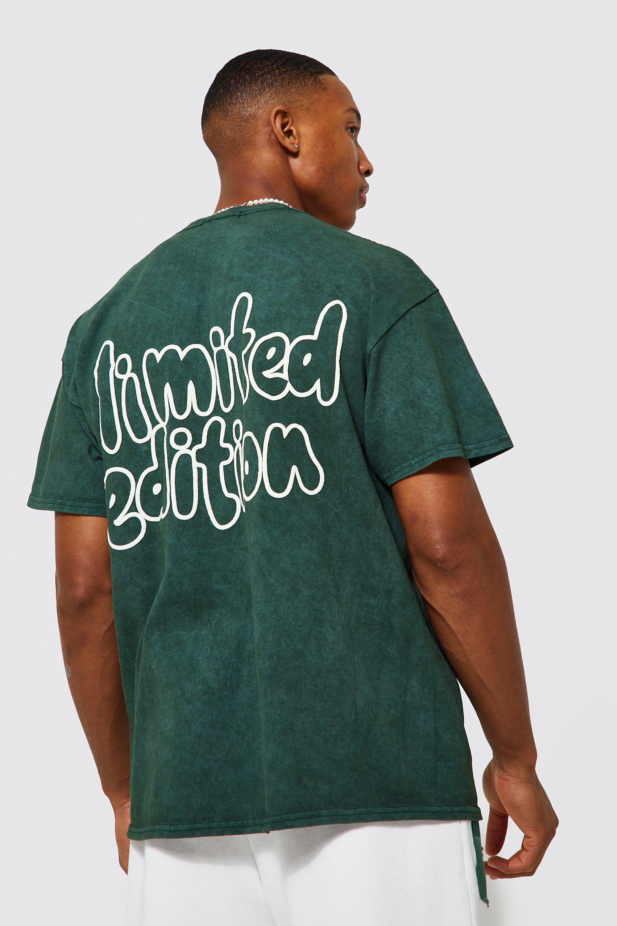 acid wash green shirt