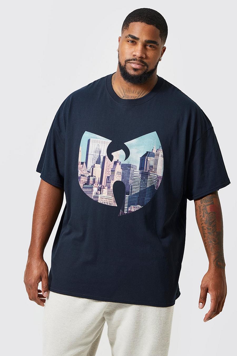 Black Plus Gelicenseerd Wu-Tang City T-Shirt image number 1
