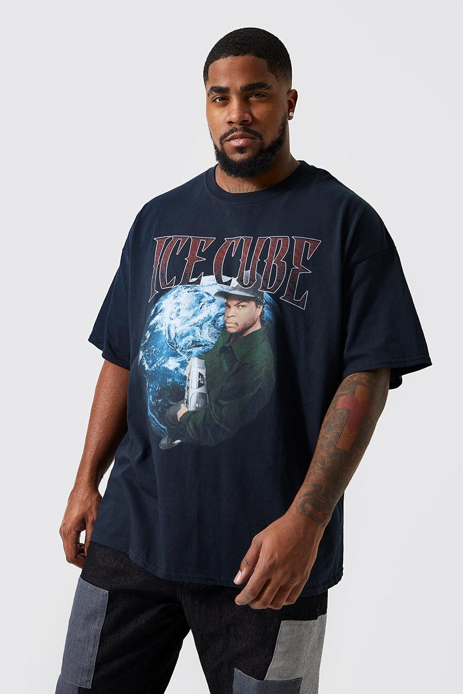 Black svart Plus Ice Cube World License T-shirt image number 1