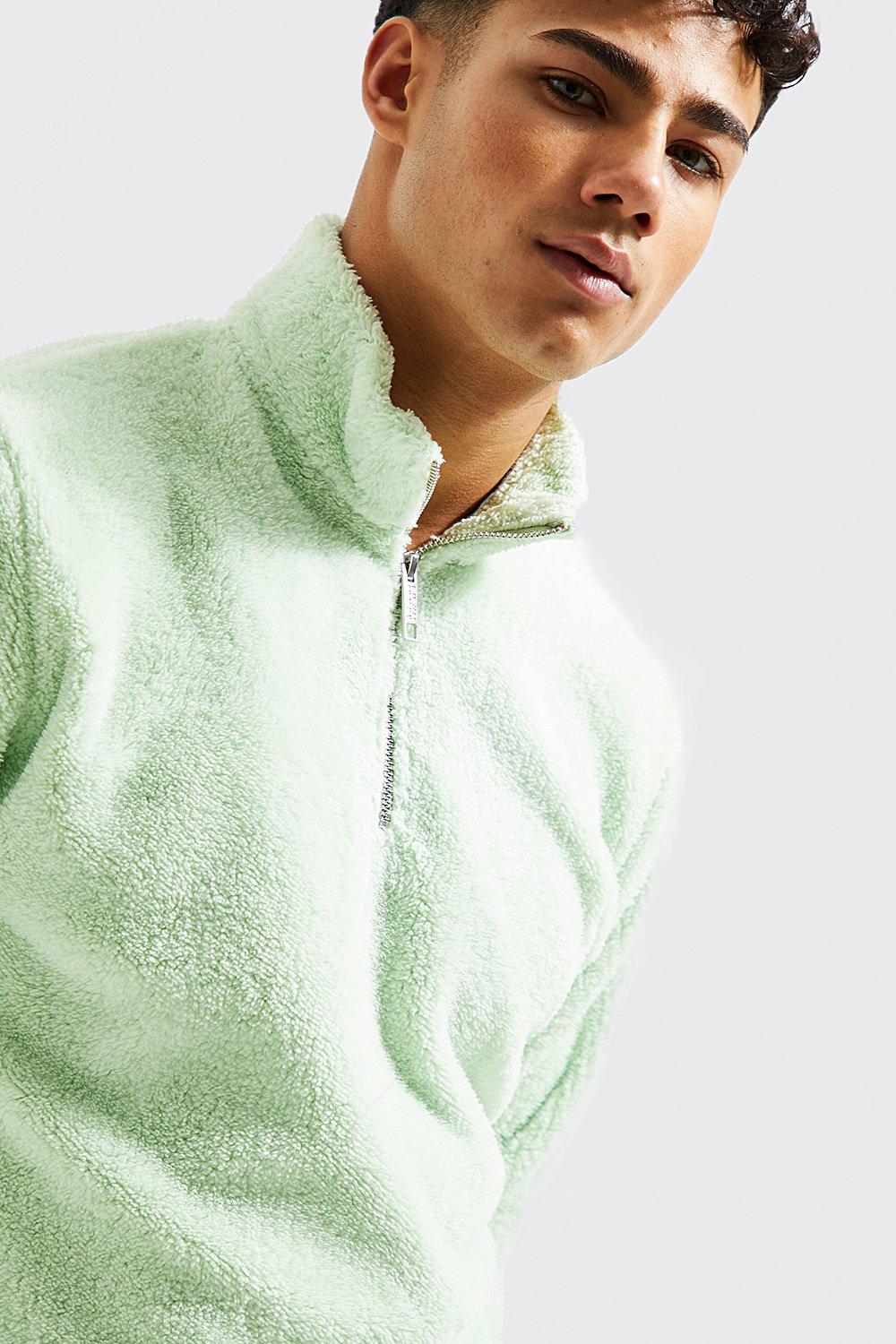 Sweat imitation peau discount de mouton homme