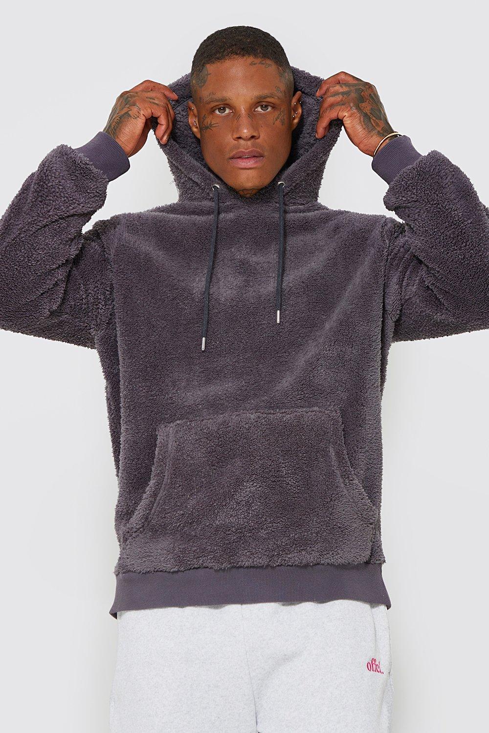 Borg teddy outlet hoodie