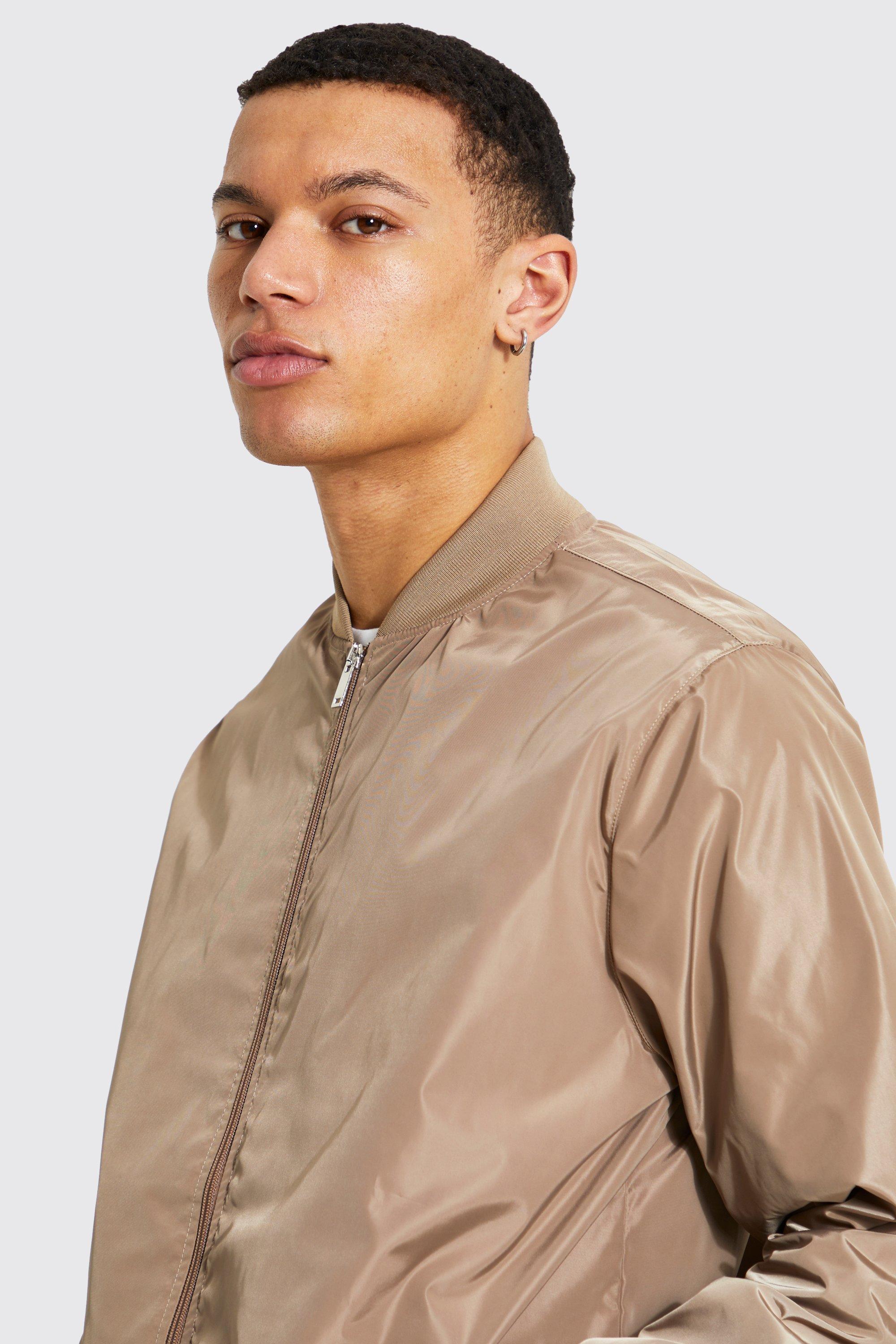 Tall Smart Nylon Bomber Jacket