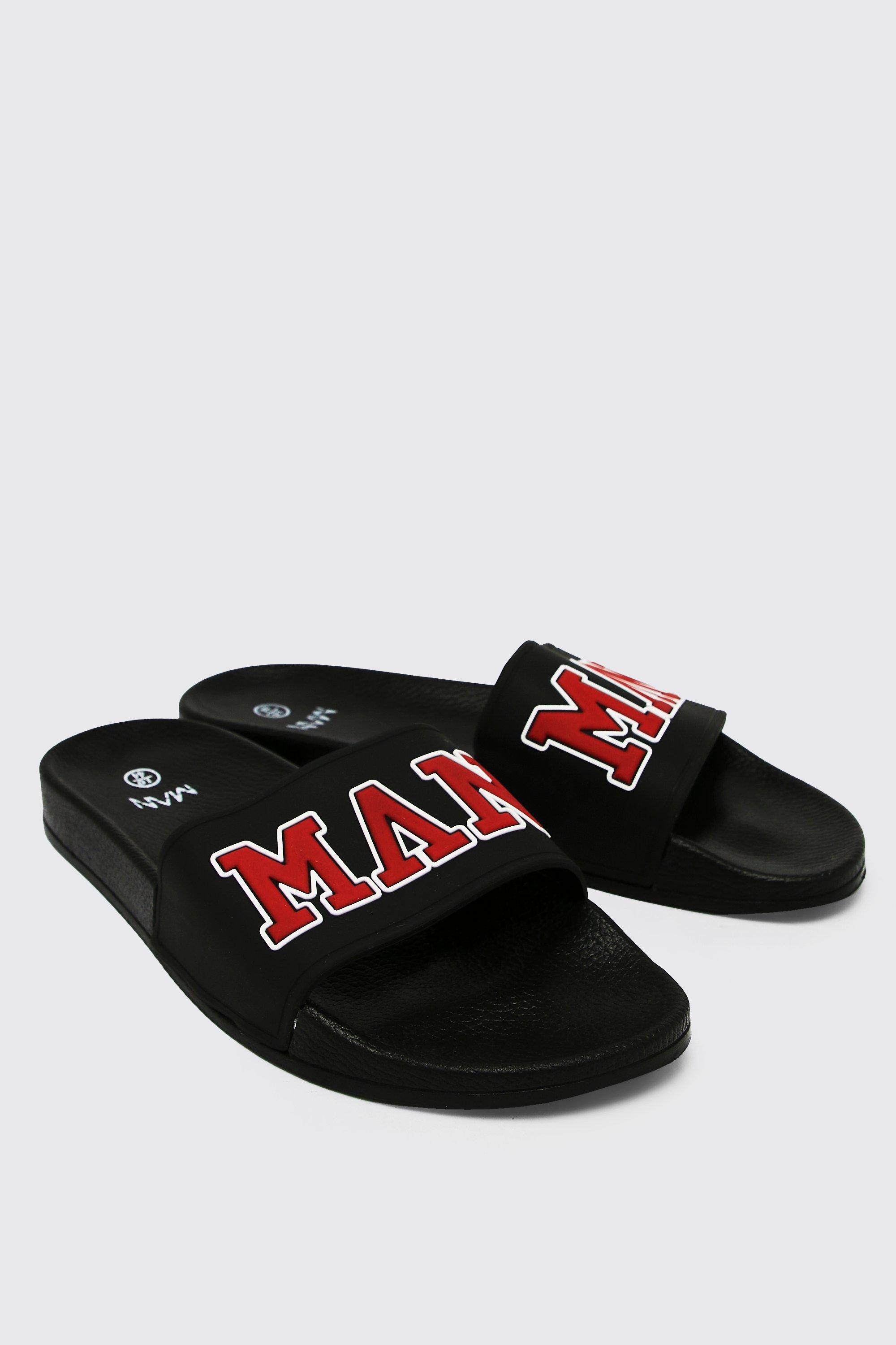 Man Varsity Slider boohoo