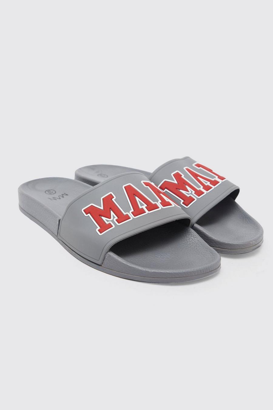 Grey Man Varsity Slippers Met Boog image number 1