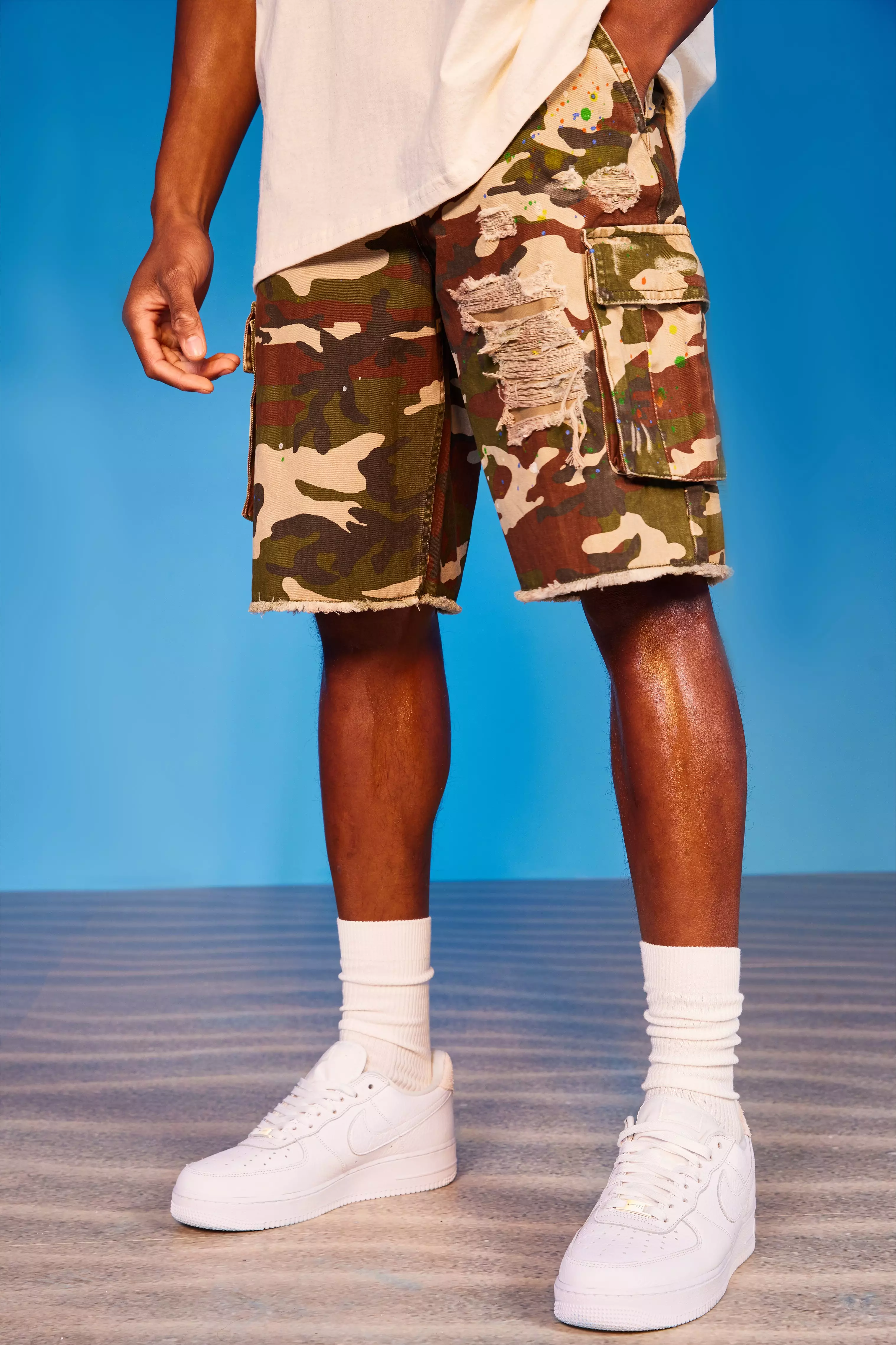 Huf best sale camo shorts