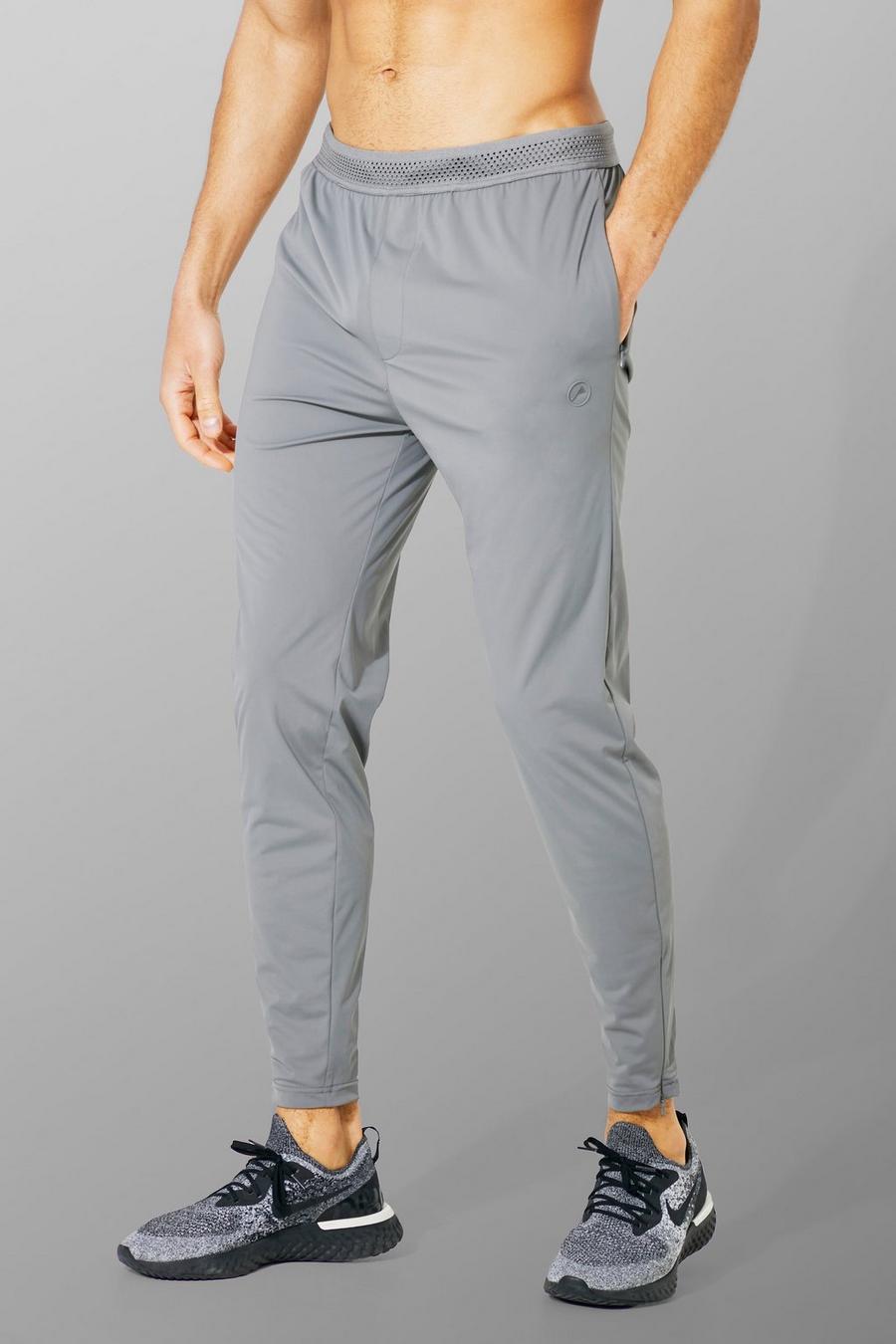 Pantalón deportivo MAN Active súper elástico, Charcoal gris