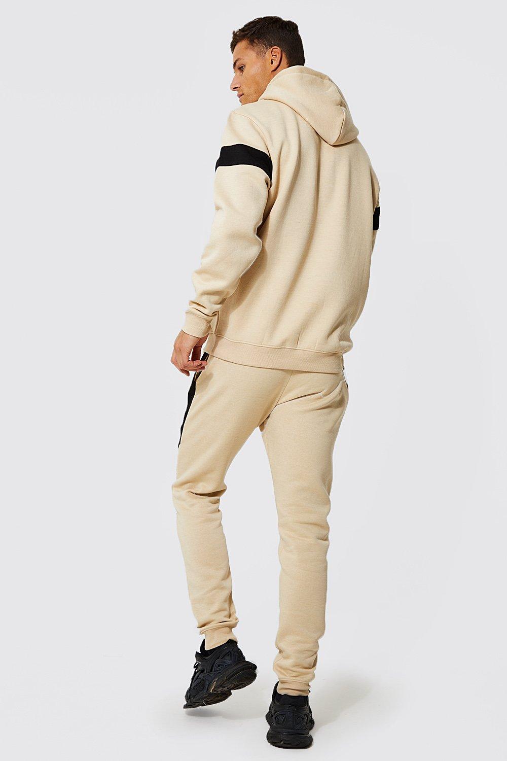 Stone colour tracksuit outlet