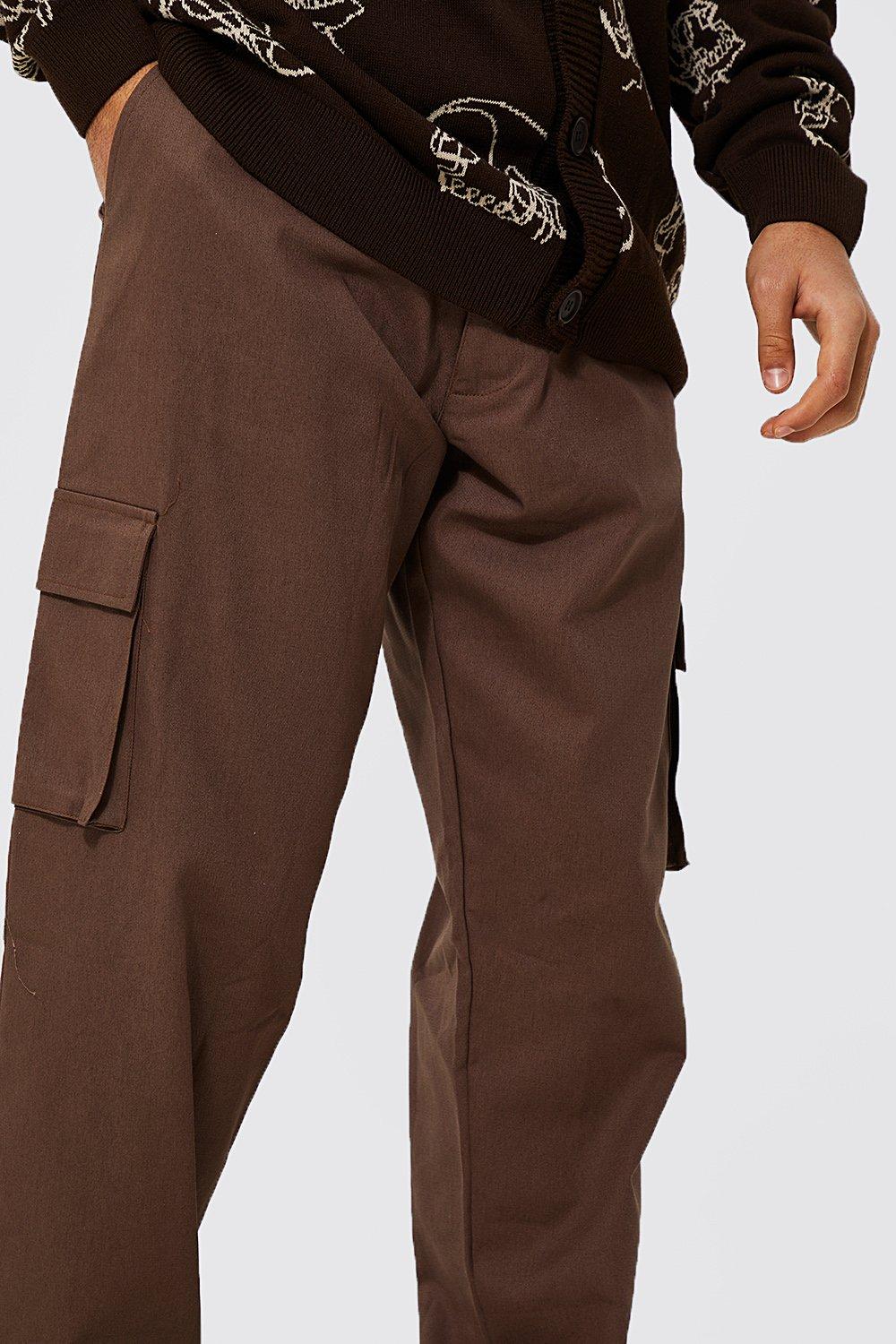 Fixed Waist Relaxed Fit Cargo Pants | boohoo USA