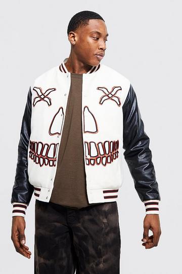 Vogelschrikker Varsity Jacket black