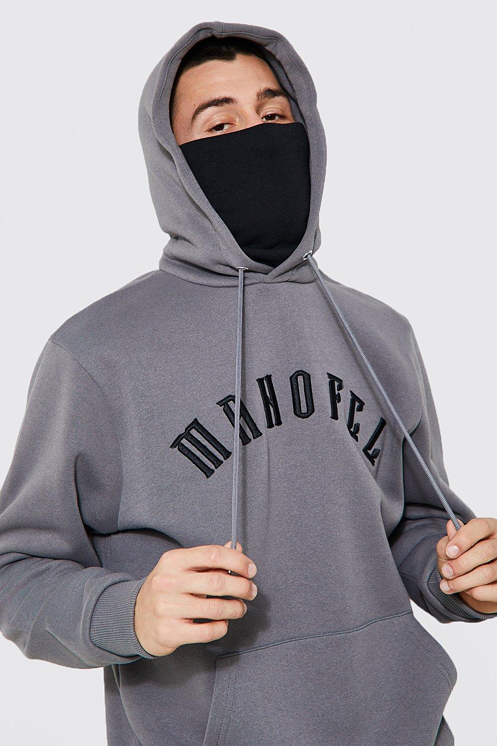 Boohoo hoodie with discount snood