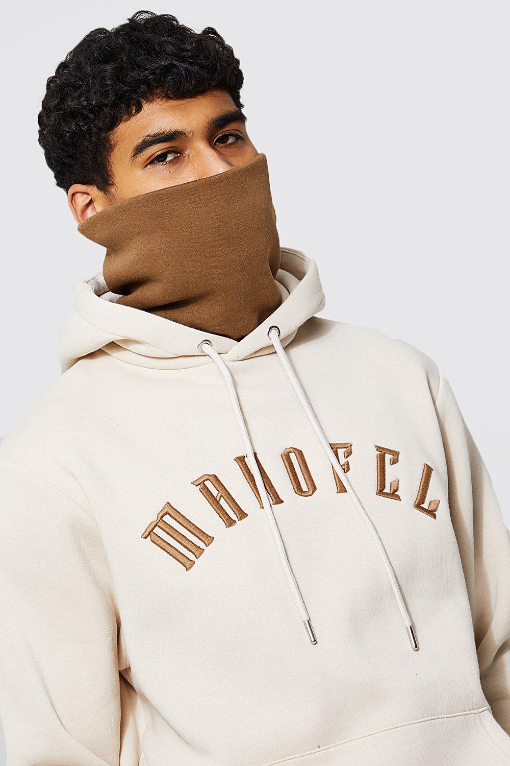 Snood hoodie online boohoo