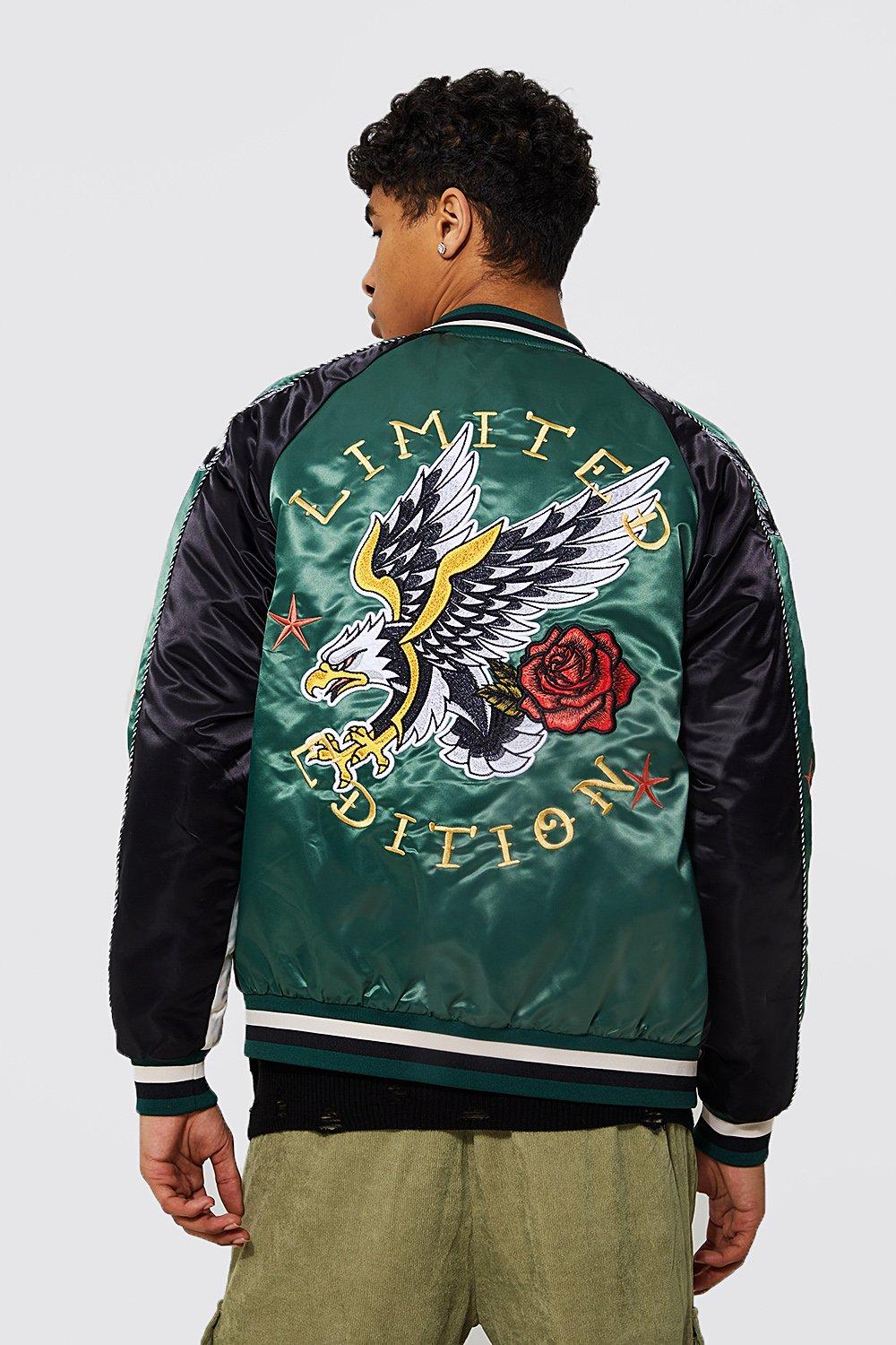 Eagle hot sale bomber jacket