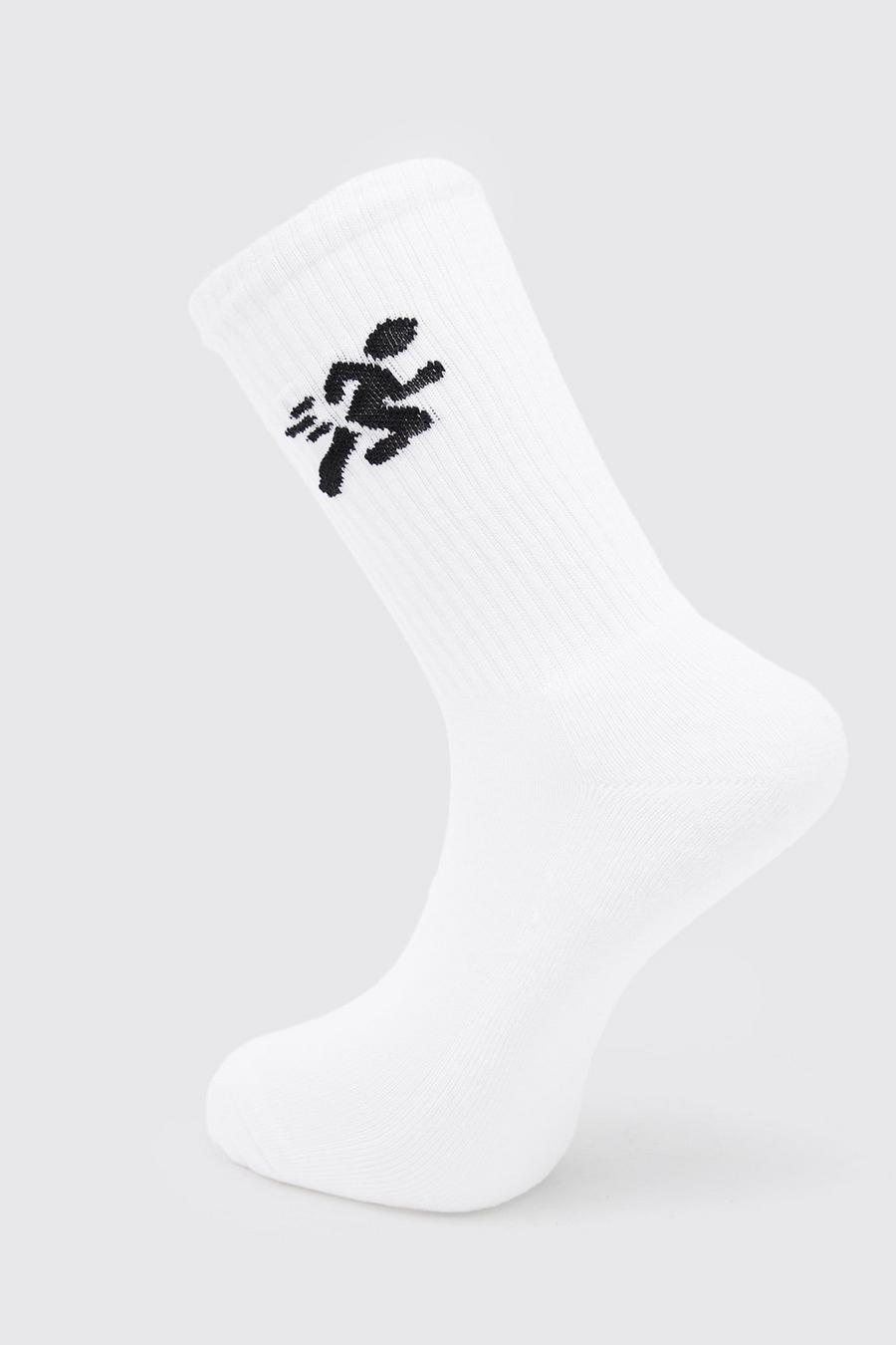 1er-Pack Running Man Socken, White image number 1