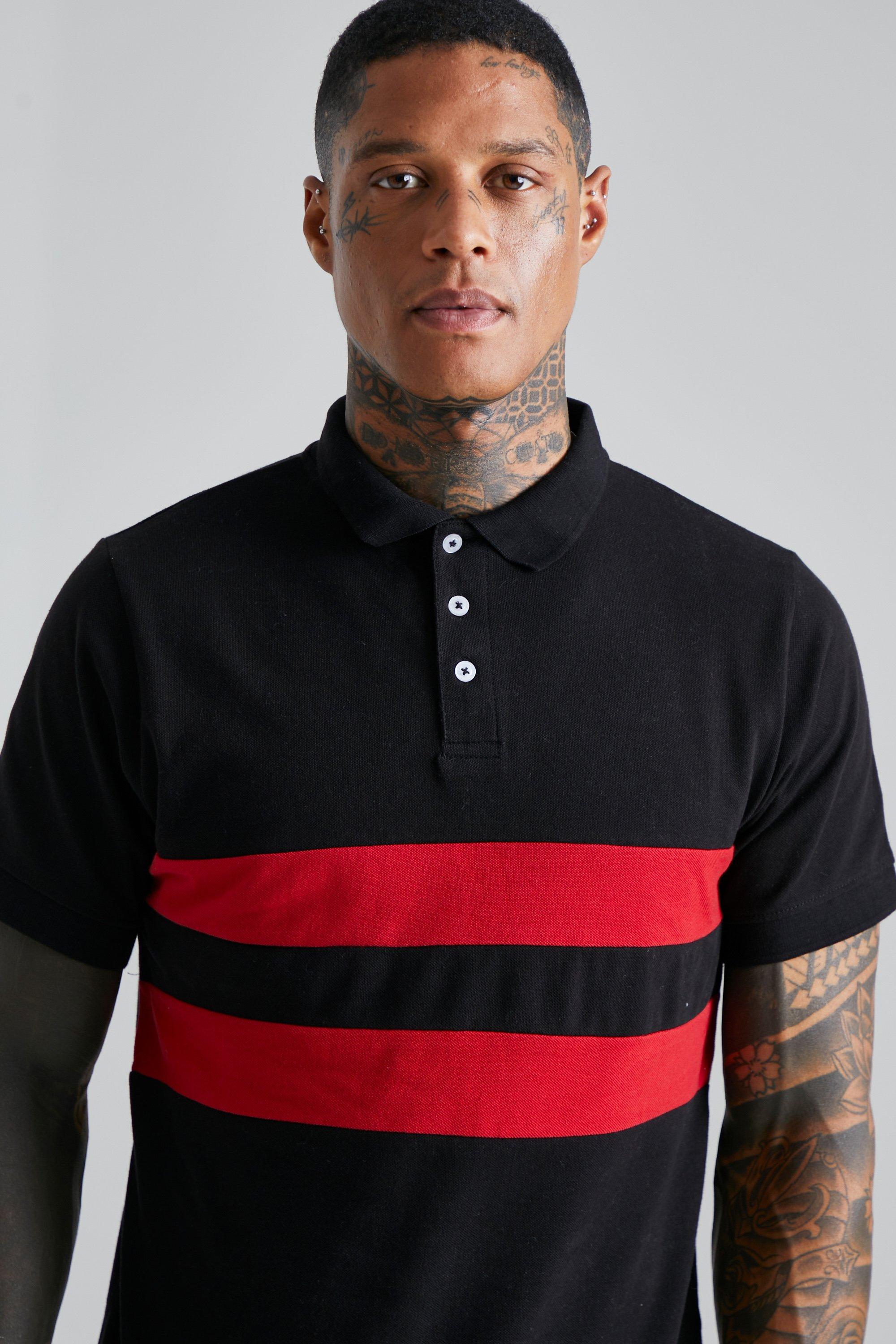 Polo cheap pique negro