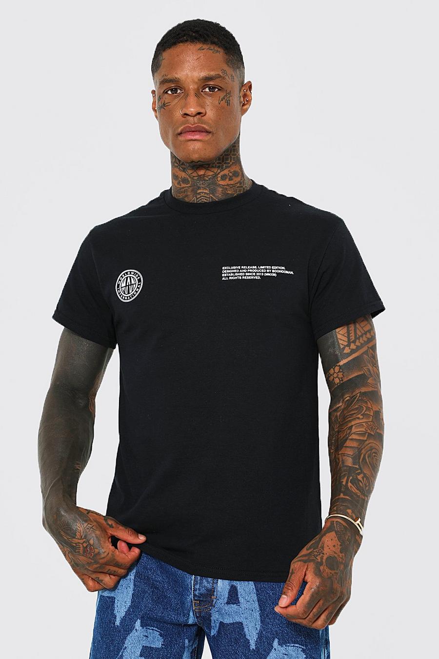 Black Man Globe T-shirt image number 1