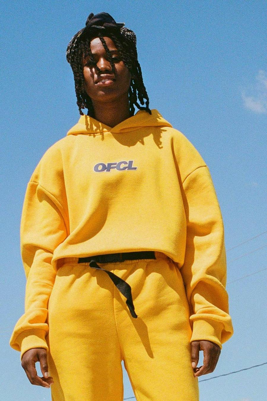 Yellow Ofcl Oversize hoodie image number 1