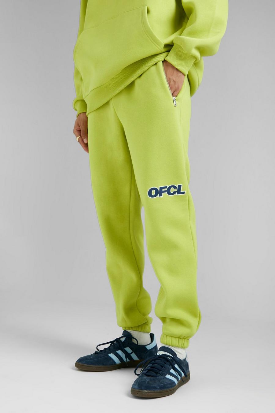 Green Regular Fit Ofcl Joggers