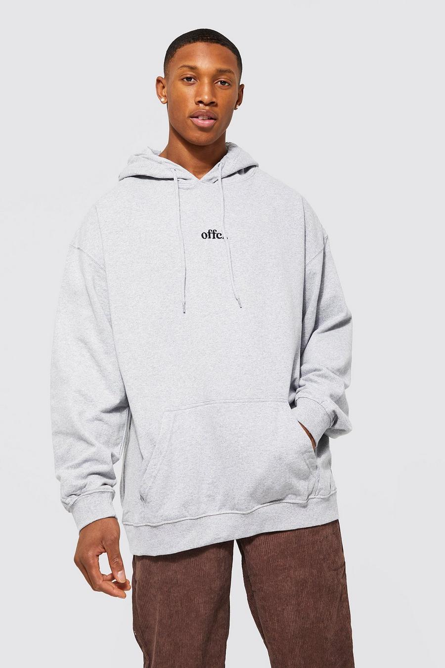Grey Offcl Oversized Over The Head Hoodie image number 1