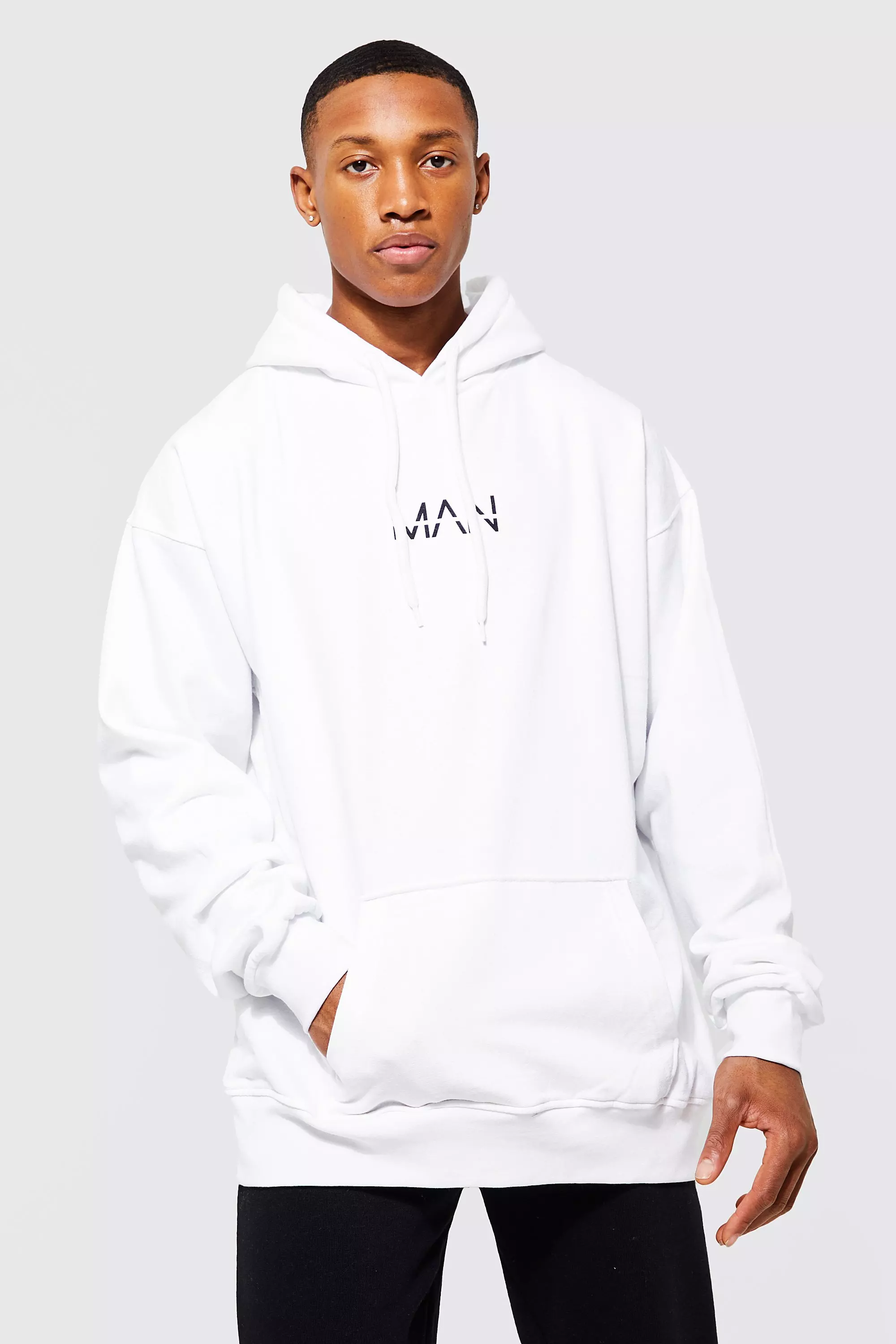 Boohoo man hoodie sale