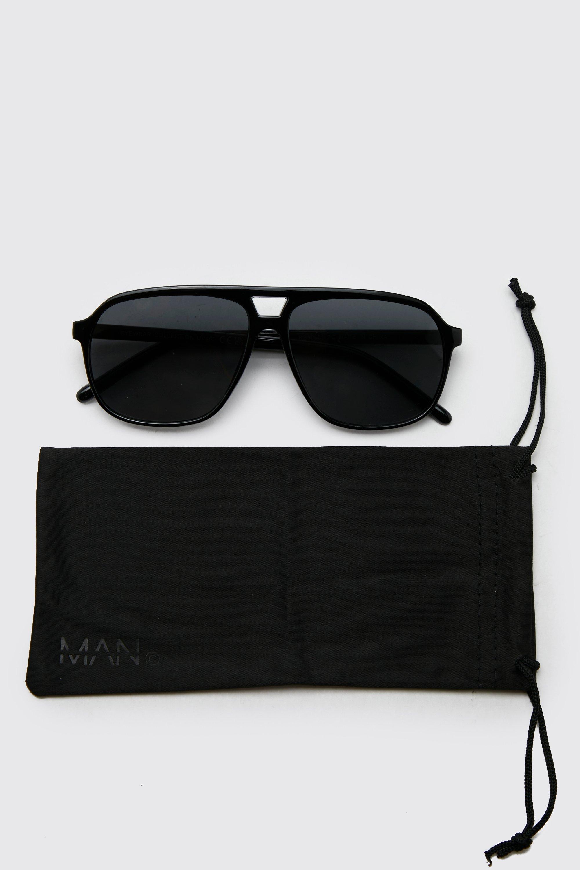 Plastic Aviator Sunglasses