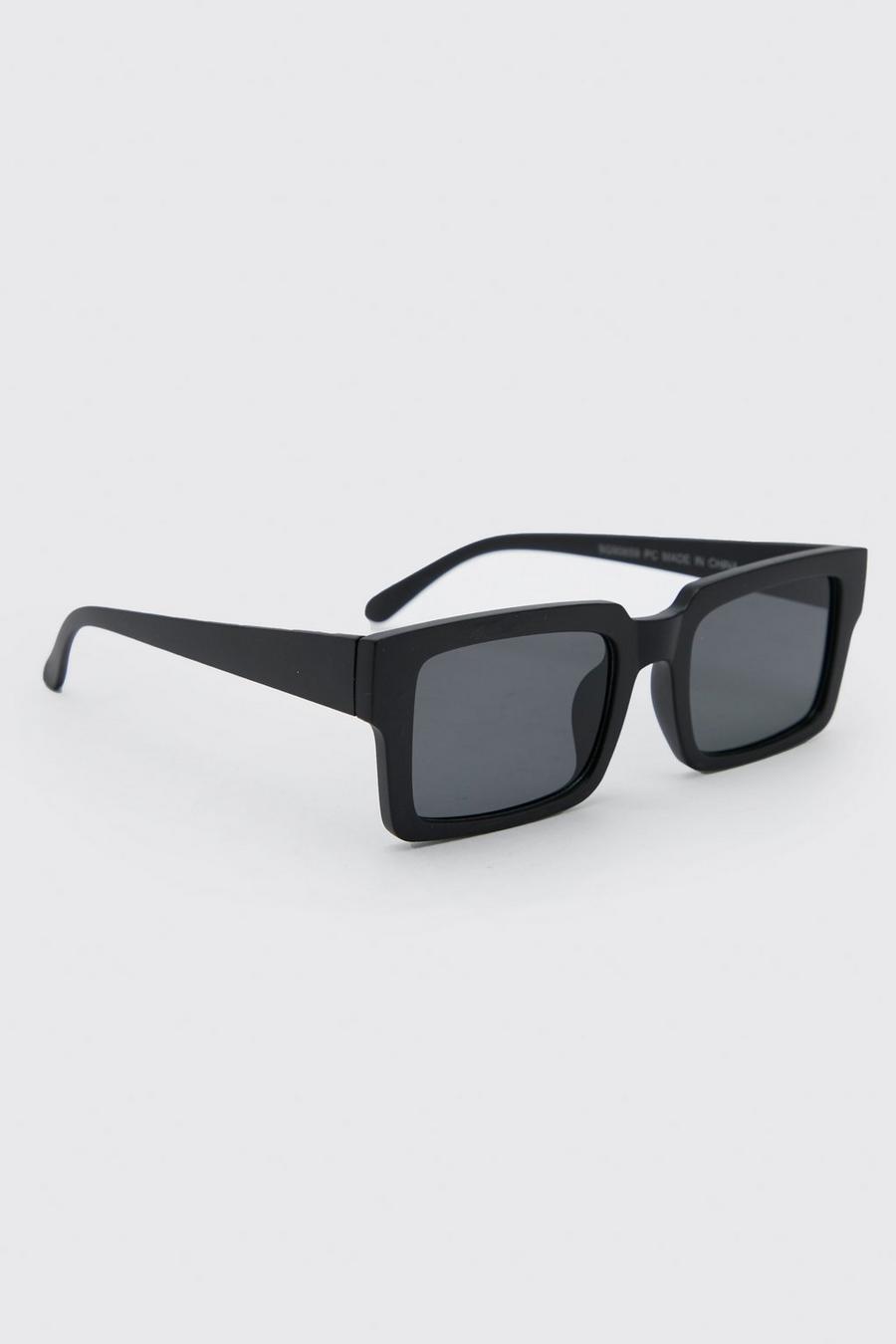 Klassische schmale Sonnenbrille, Black schwarz
