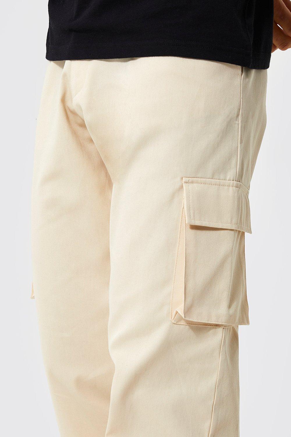 Tall Relaxed Fit Cargo Chino Trousers