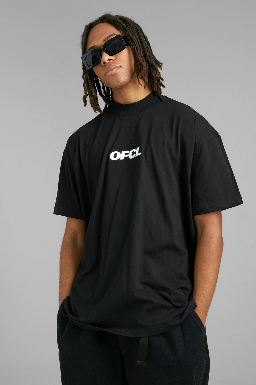 Camiseta oversize Ofcl gruesa, Black image number 1