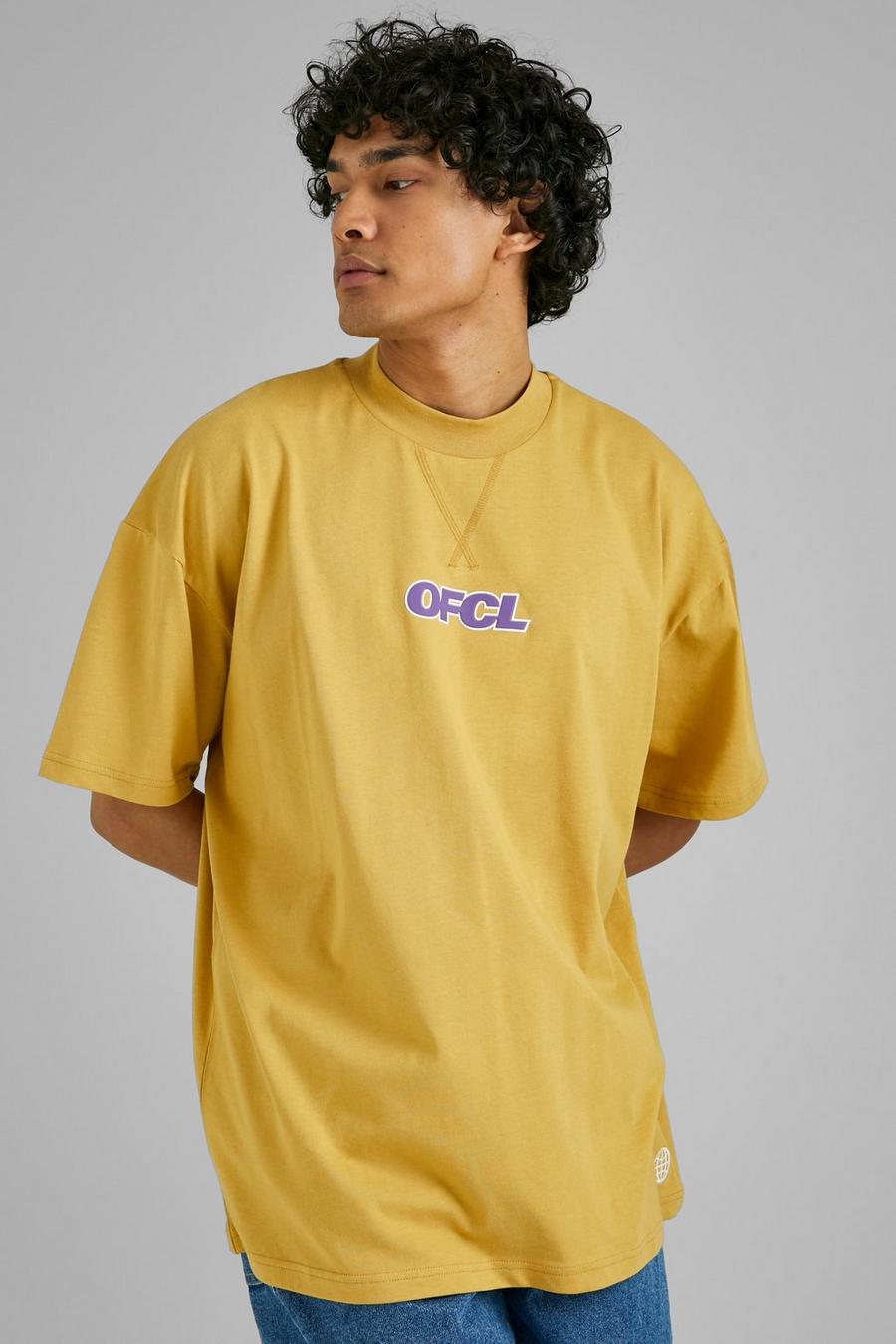 Taupe Oversized Dik Ofcl T-Shirt image number 1