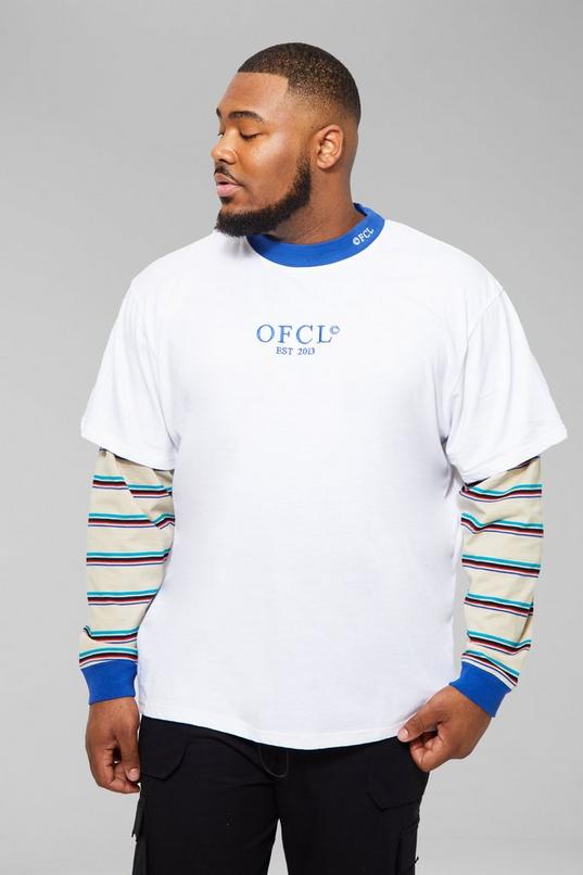 Long Sleeve Layered T-Shirt In Loose Fit