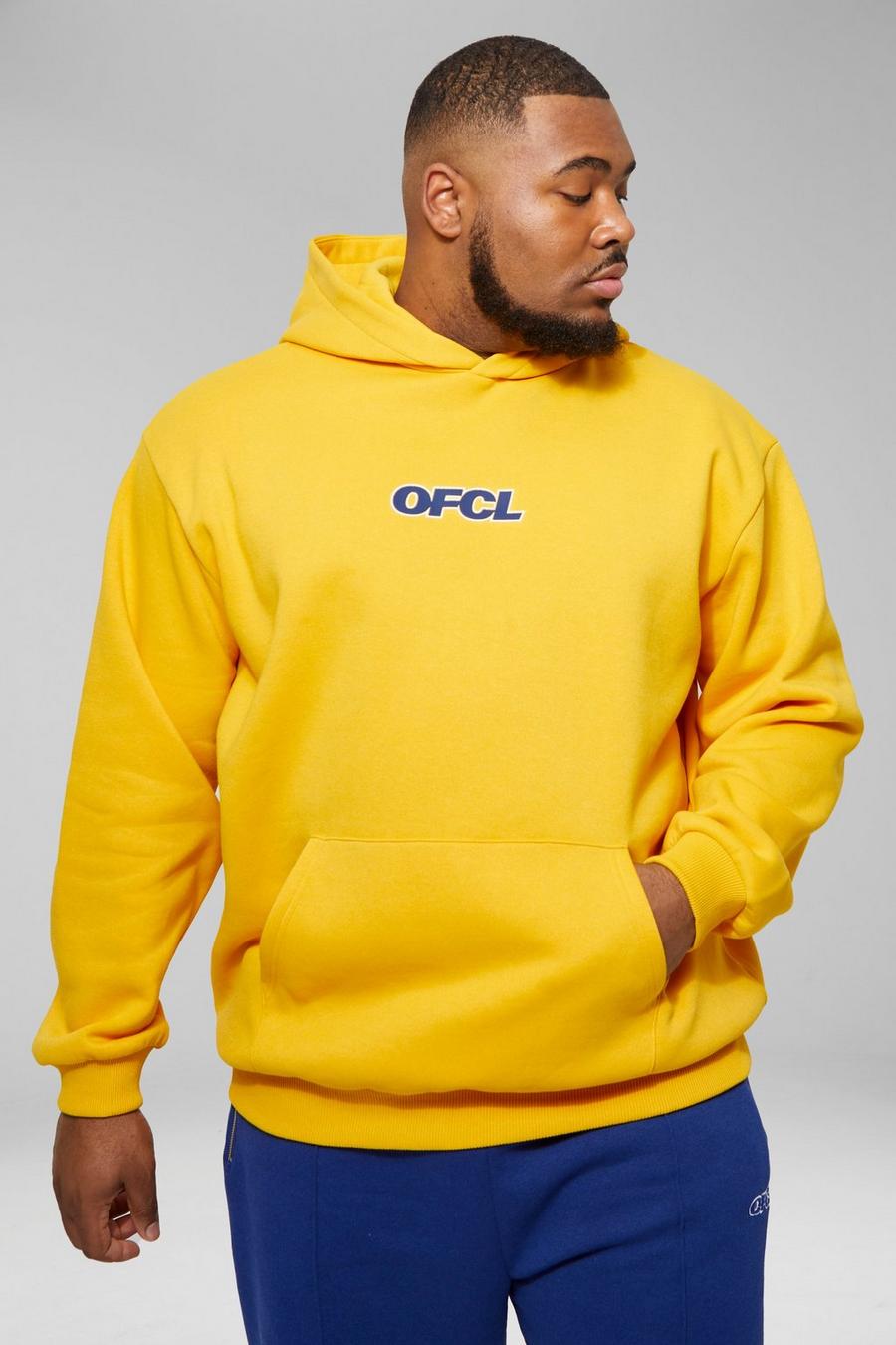Yellow Plus Loose Fit Ofcl Hoodie image number 1